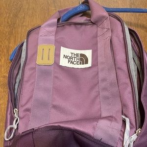North Face purple backpack